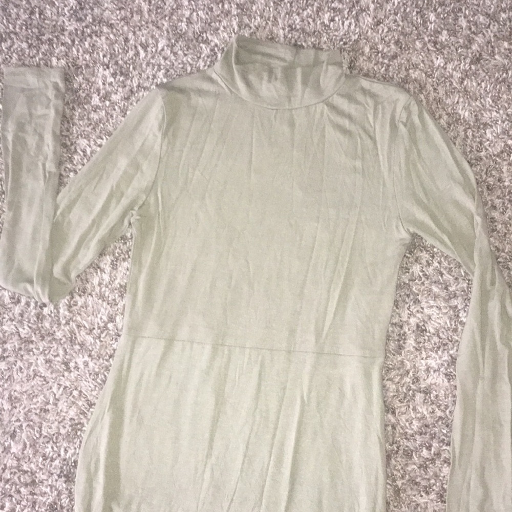 Olive green dress